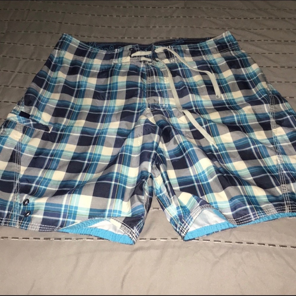 American Eagle swim trunks